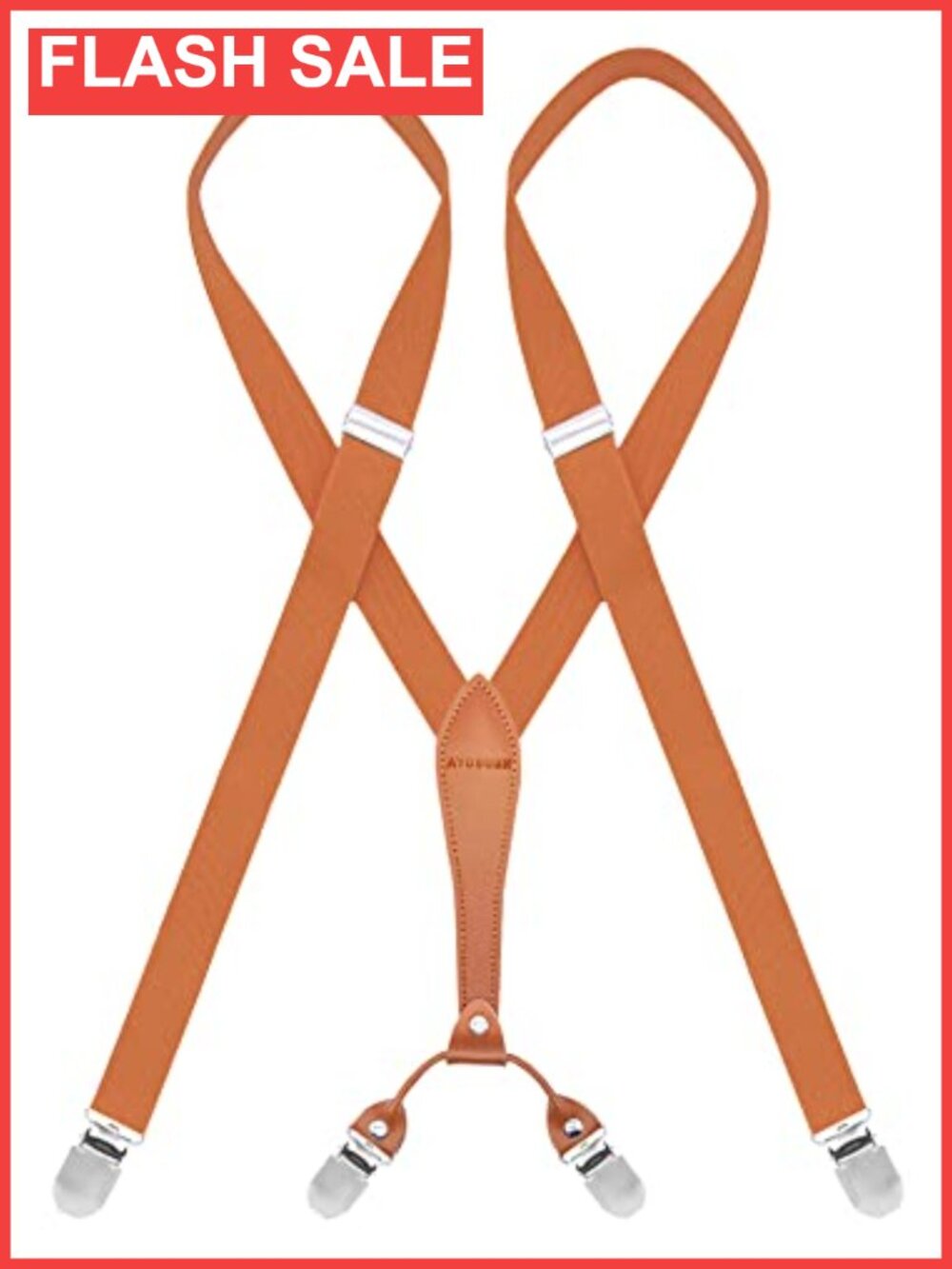 Women's Thin Elastic Y-Back Suspenders 4 Clip Adjustable 32-45 Inch